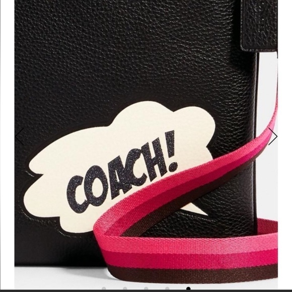 Authentic Coach Marvel Crossbody Comic Theme NWOT - Picture 3 of 13